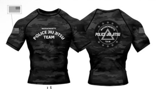 Limited Edition Subdued Camo Mass PJJ Team SS Rash Guard